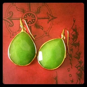 Stella & Dot serenity earrings Jade