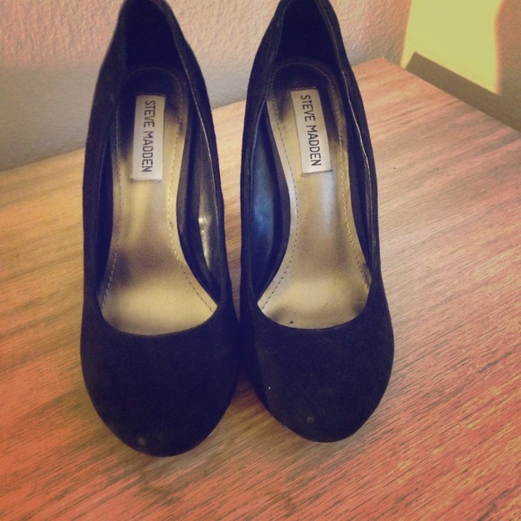 Steve Madden black heels - Picture 1 of 4