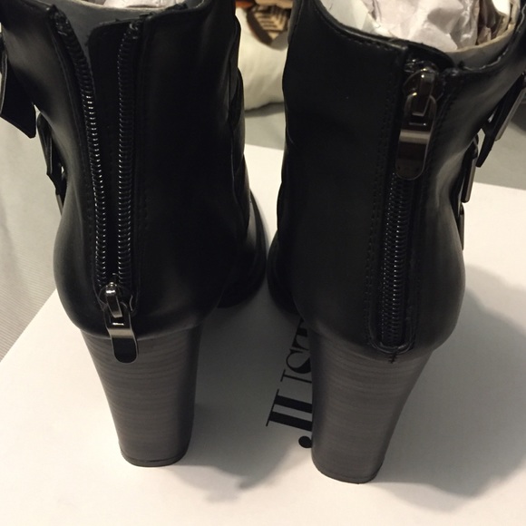 NEW Black High Heel Boots (Isadore) - Picture 4 of 4