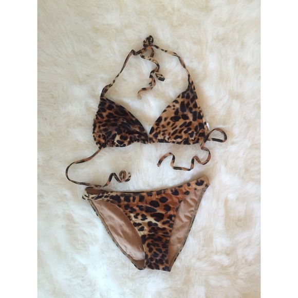 Sauvage Leopard Bikini Large