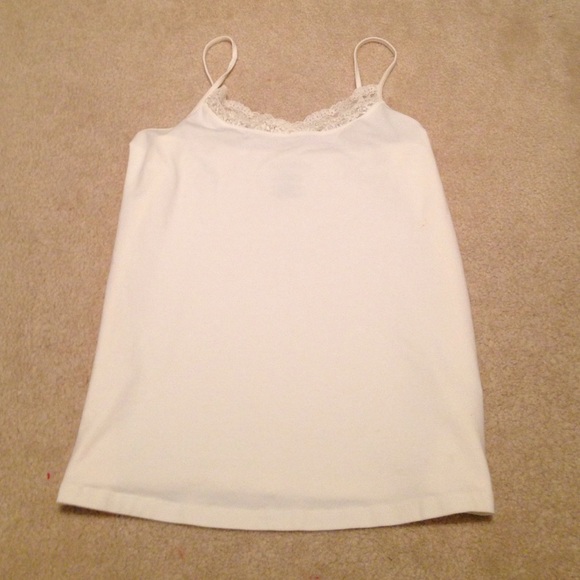 Cream colored tank top