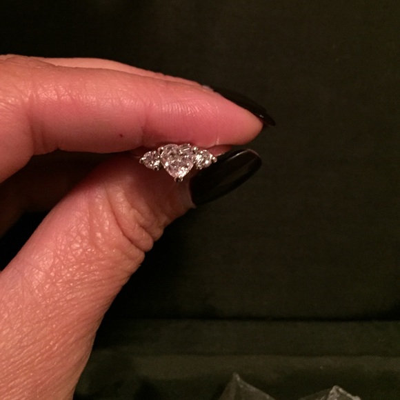 JBPL Heart shaped  💍Cubic Zirconia ring