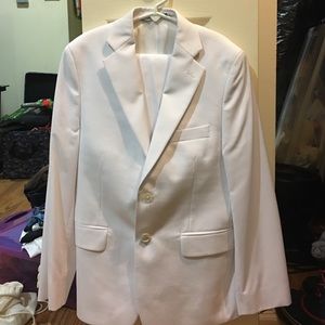 White Linen Boys Suit