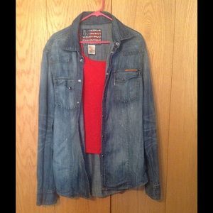 RE-POSH ❤️👖👚TRUE RELIGION DENIM SHIRT 👖👚❤️