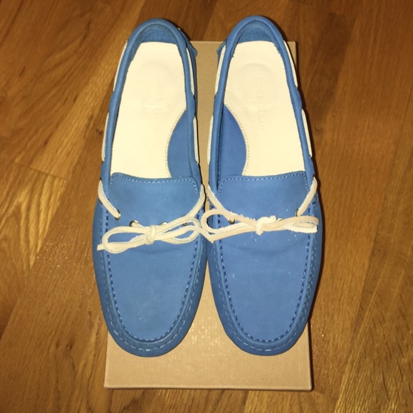 Blue Topaz Cole Haan Driving Moccasin