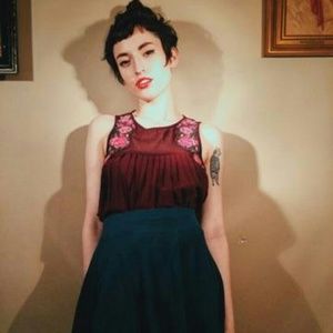 FINAL REDUCTIONBlouse w/ High Waisted Skirt Bundle