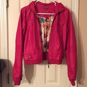 Faux Leather Jacket Never Worn!