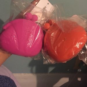 NINE WEST jelly coin purses