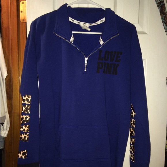 Victoria's Secret PINK half zip sweatshirt