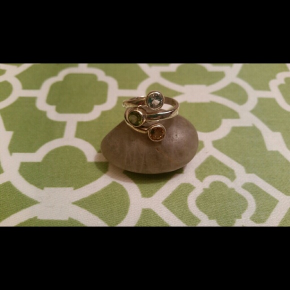 Sterling gemstone ring