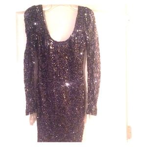 Sequin mini dress