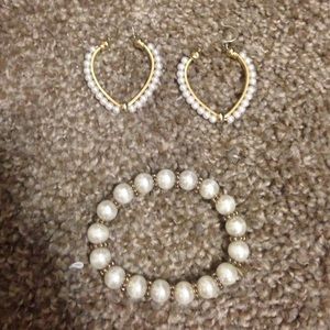 Earring & bracelet set
