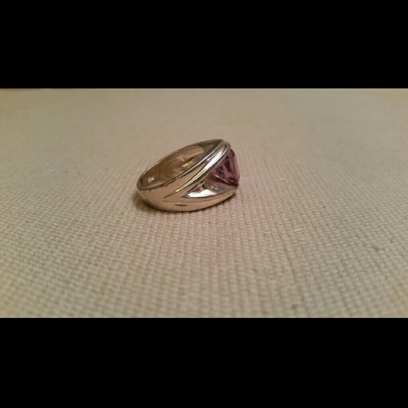 Amethyst sterling silver ring - Picture 3 of 4
