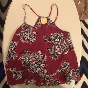 Anthropologie Maeve Floral tank top