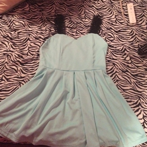 Mini Petite Blue Dress - Picture 1 of 3