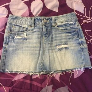Aeropostale denim mini skirt
