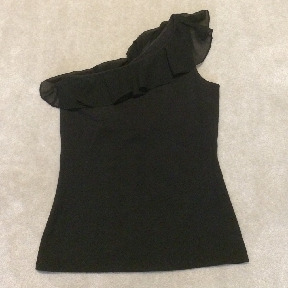 Express Black One Shoulder Top - Picture 1 of 3