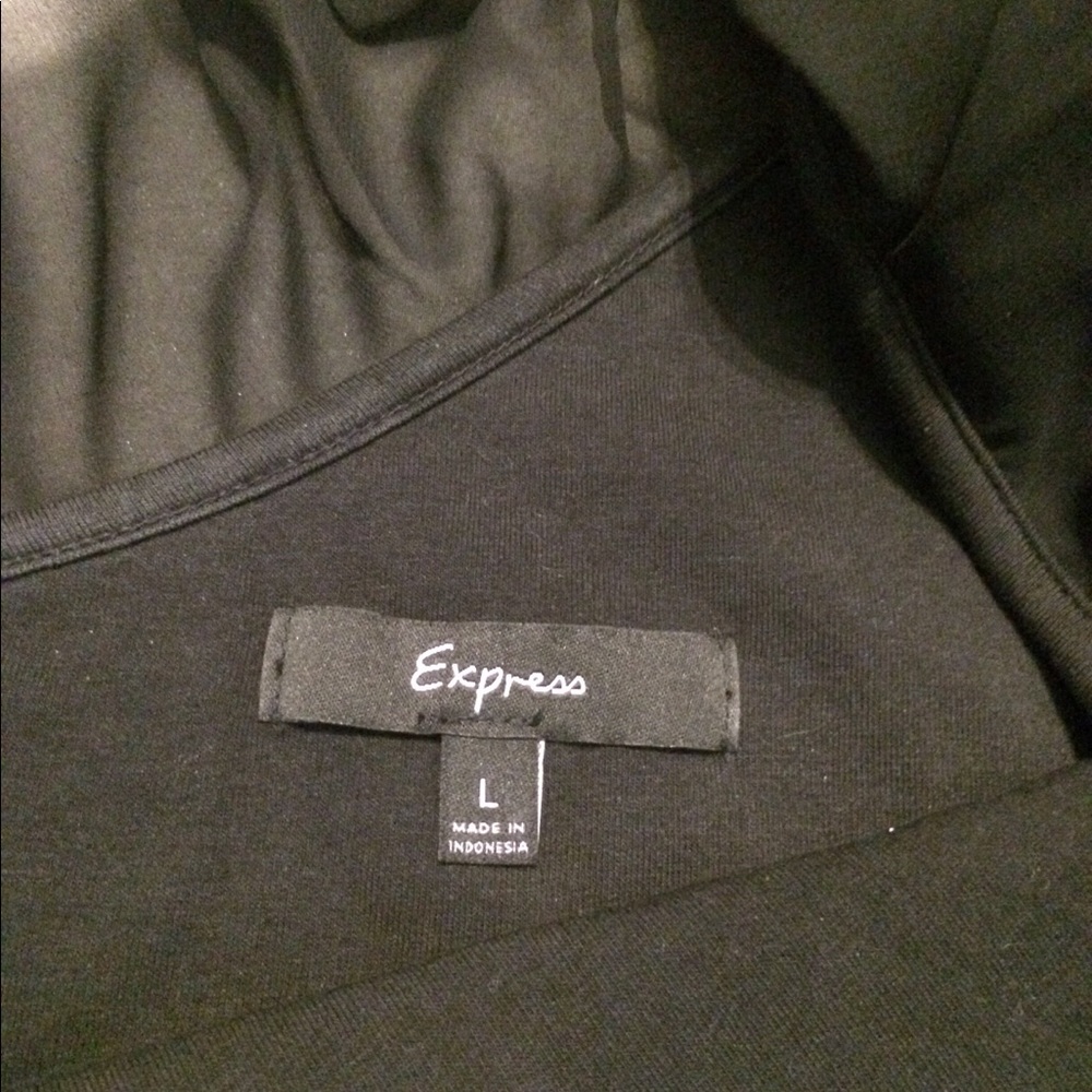 Express Black One Shoulder Top - Picture 3 of 3