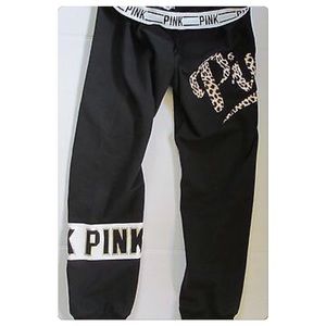 Victoria's Secret PINK Leopard Slim Gym Pant