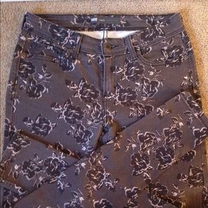 Floral Print Levi's Jeans