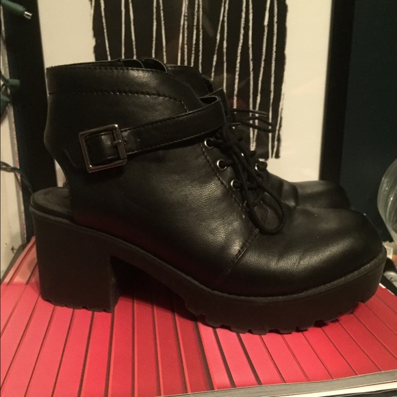 black boots