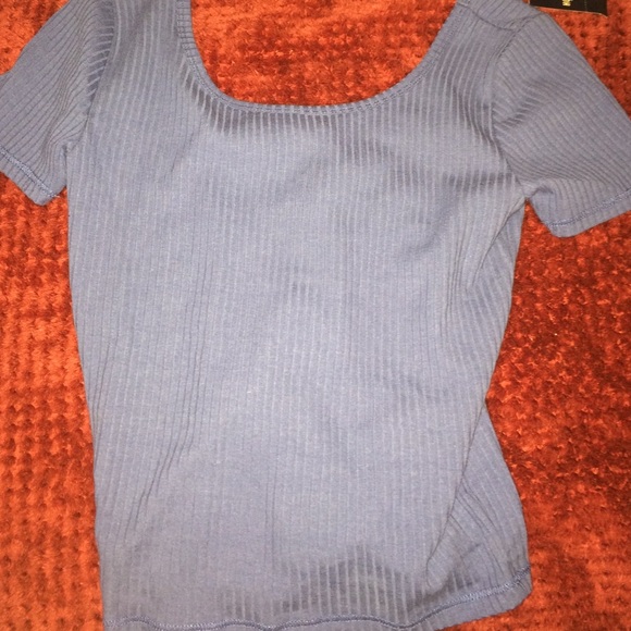 Navy blue Hollister crop top