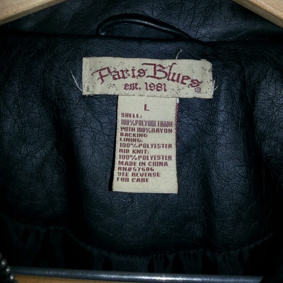 Paris Blues leather jacket - Picture 2 of 2