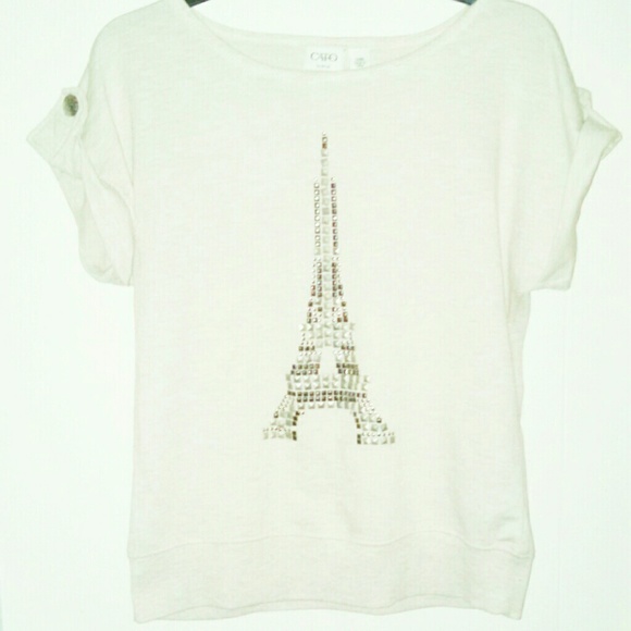 Paris eiffel tower shirt