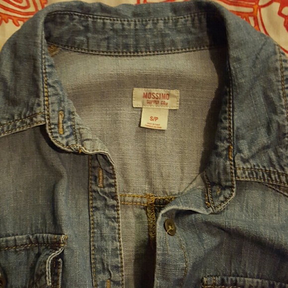 Chambray button up top - Picture 2 of 3