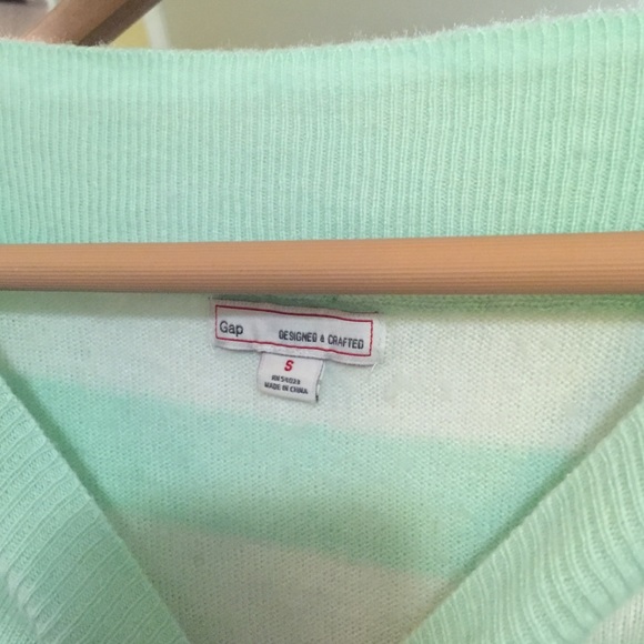 Gap | Mint Striped Sweater - Picture 2 of 4