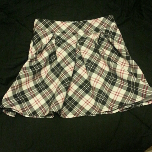 Pink and black skirt