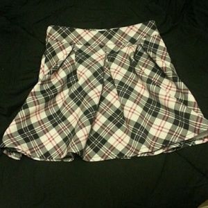 Pink and black skirt