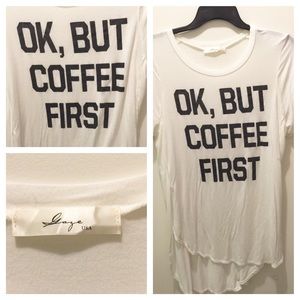 ONE HOUR SALE Coffee tunic shirt