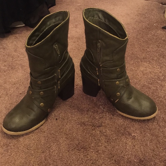 Green booties