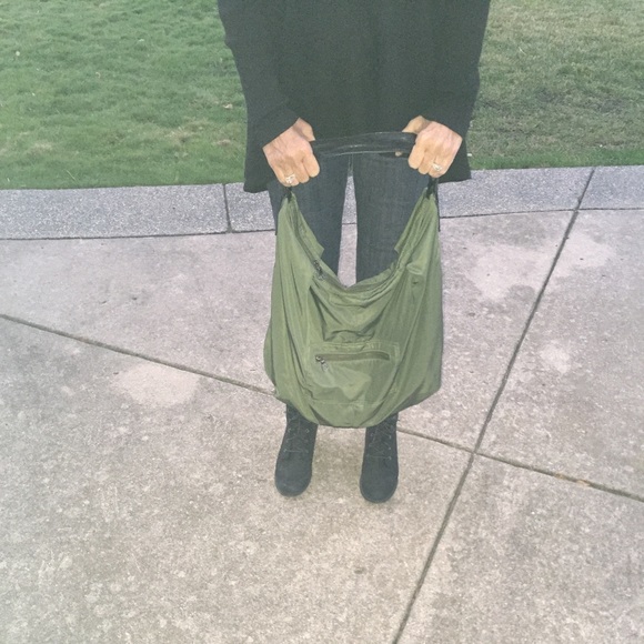 Slouchy nylon bag