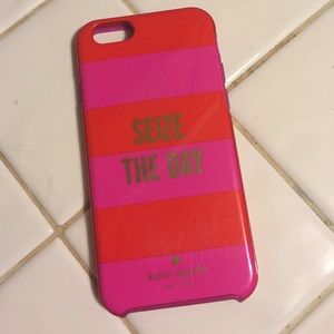 Pretty seize the day Kate spade iPhone 6 case
