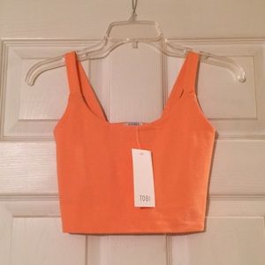 🆕 Tobi Caged Back Crop-Top