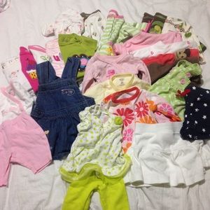 Large lot of Newborn girls clothing - no holds