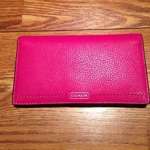NWOT Coach Checkbook Case