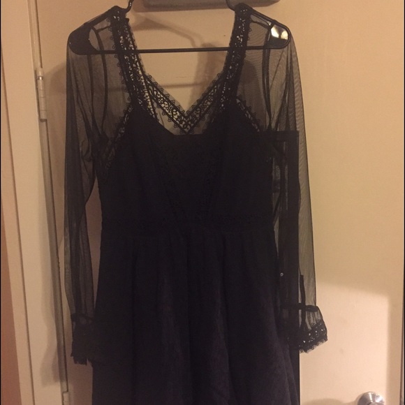 Free People black dress