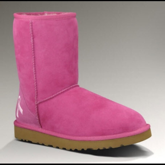 Limited edition pink Breast cancer uggs