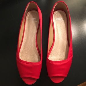 ✨SALE United Colors of Benetton Red Ballet Flats