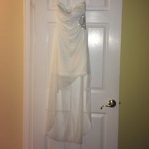 White High-Low Dress READ DESCRIPTION FOR SIZE!!!!