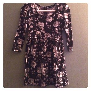 3/4 sleeve baby doll dress