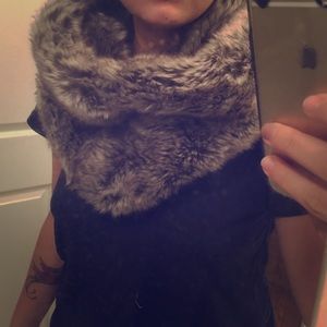 Faux fur scarf