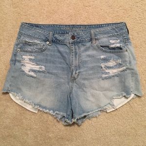 American eagle high wasted denim shorts