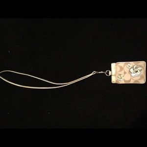 Authentic Coach ID holder and lanyard never used