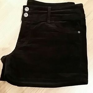 💋Black corduroy shorts💋