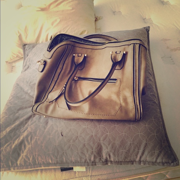 Taupe purse never used
