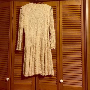 Sexy, creme colored lace dress